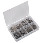 Stainless Steel O-Clip Single Ear Assortment 160pc AB043SE