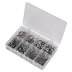 Stainless Steel O-Clip Single Ear Assortment 160pc AB043SE