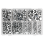 255pc Steel Nut Assortment DIN 934 - M4-M16 AB046SN