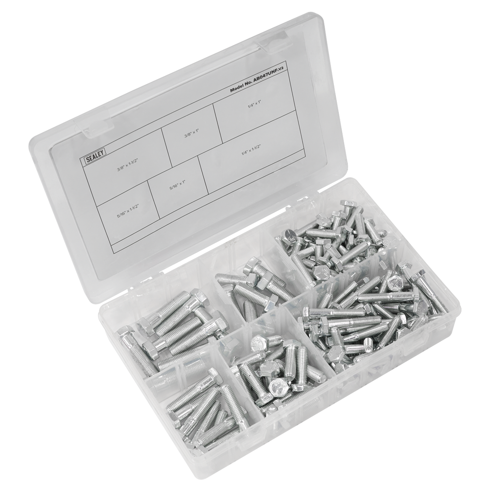 Setscrew Assortment 1/4"-3/8"UNF 144pc AB047UNF