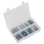 High Tensile Setscrew, Nut & Washer Assortment M5 444pc AB049SNW