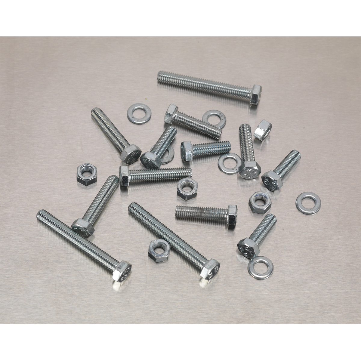 High Tensile Setscrew, Nut & Washer Assortment M5 444pc AB049SNW