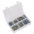 High Tensile Setscrew, Nut & Washer Assortment M6 408pc AB050SNW