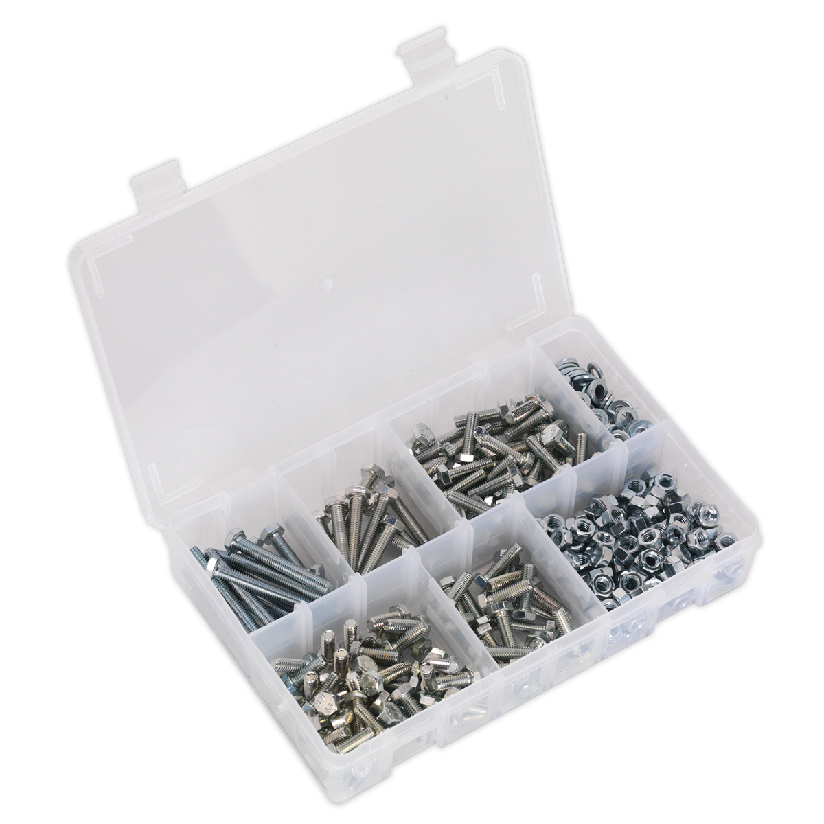 High Tensile Setscrew, Nut & Washer Assortment M6 408pc AB050SNW