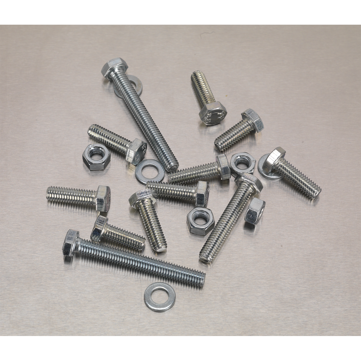 High Tensile Setscrew, Nut & Washer Assortment M6 408pc AB050SNW