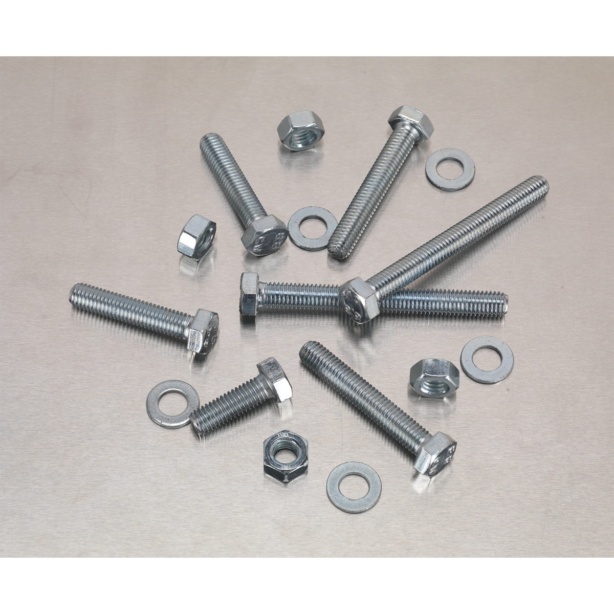 High Tensile Setscrew, Nut & Washer Assortment M8 220pc AB051SNW