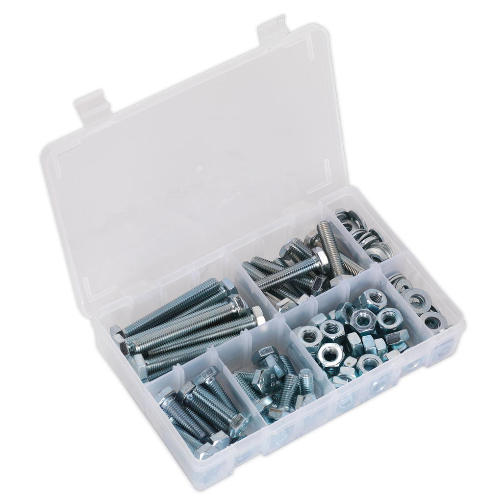 High Tensile Setscrew, Nut & Washer Assortment M10 150pc AB052SNW