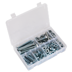 High Tensile Setscrew, Nut & Washer Assortment M10 150pc AB052SNW