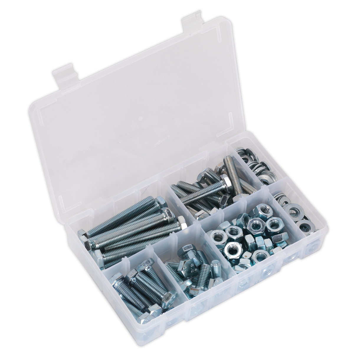 High Tensile Setscrew, Nut & Washer Assortment M10 150pc AB052SNW