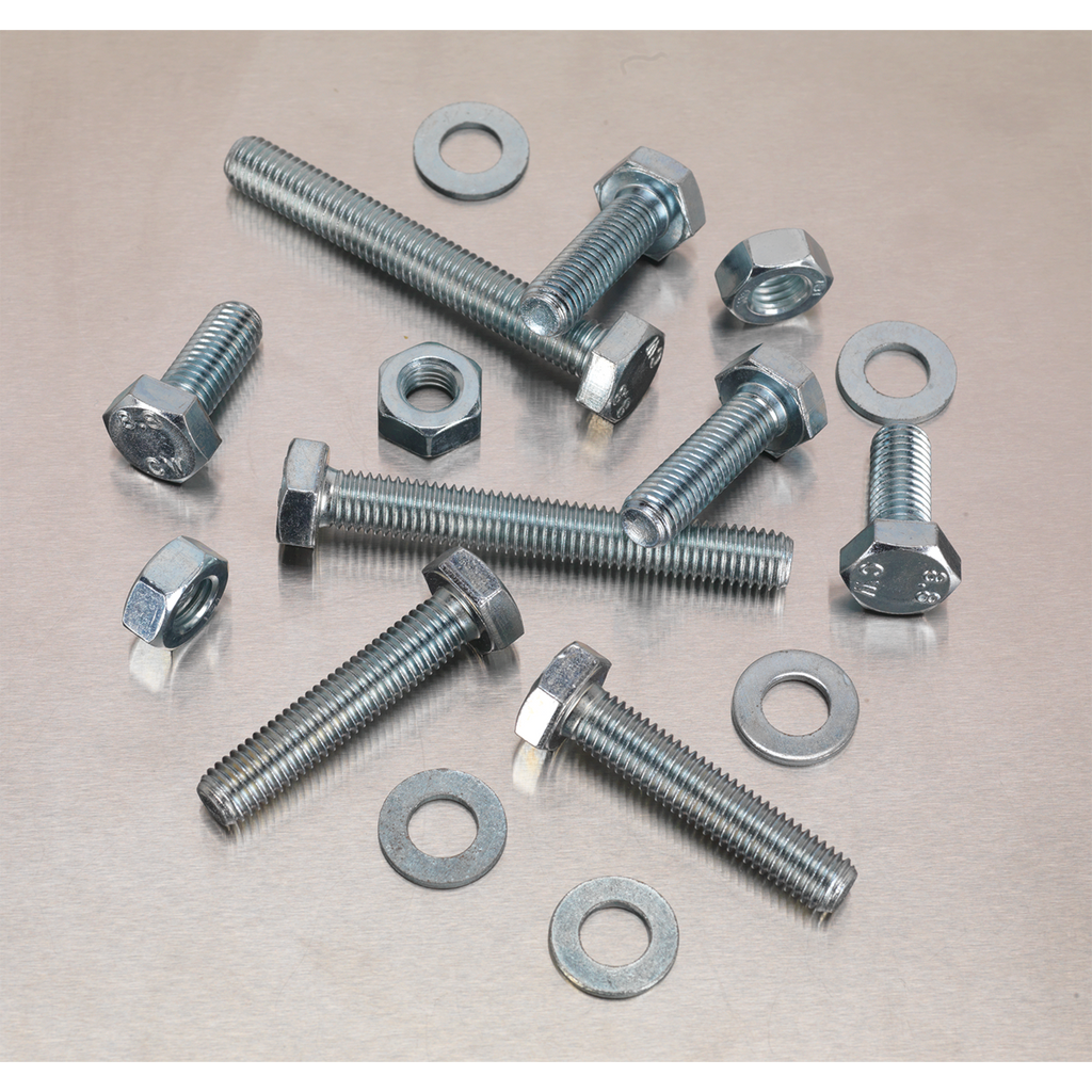 High Tensile Setscrew, Nut & Washer Assortment M10 150pc AB052SNW