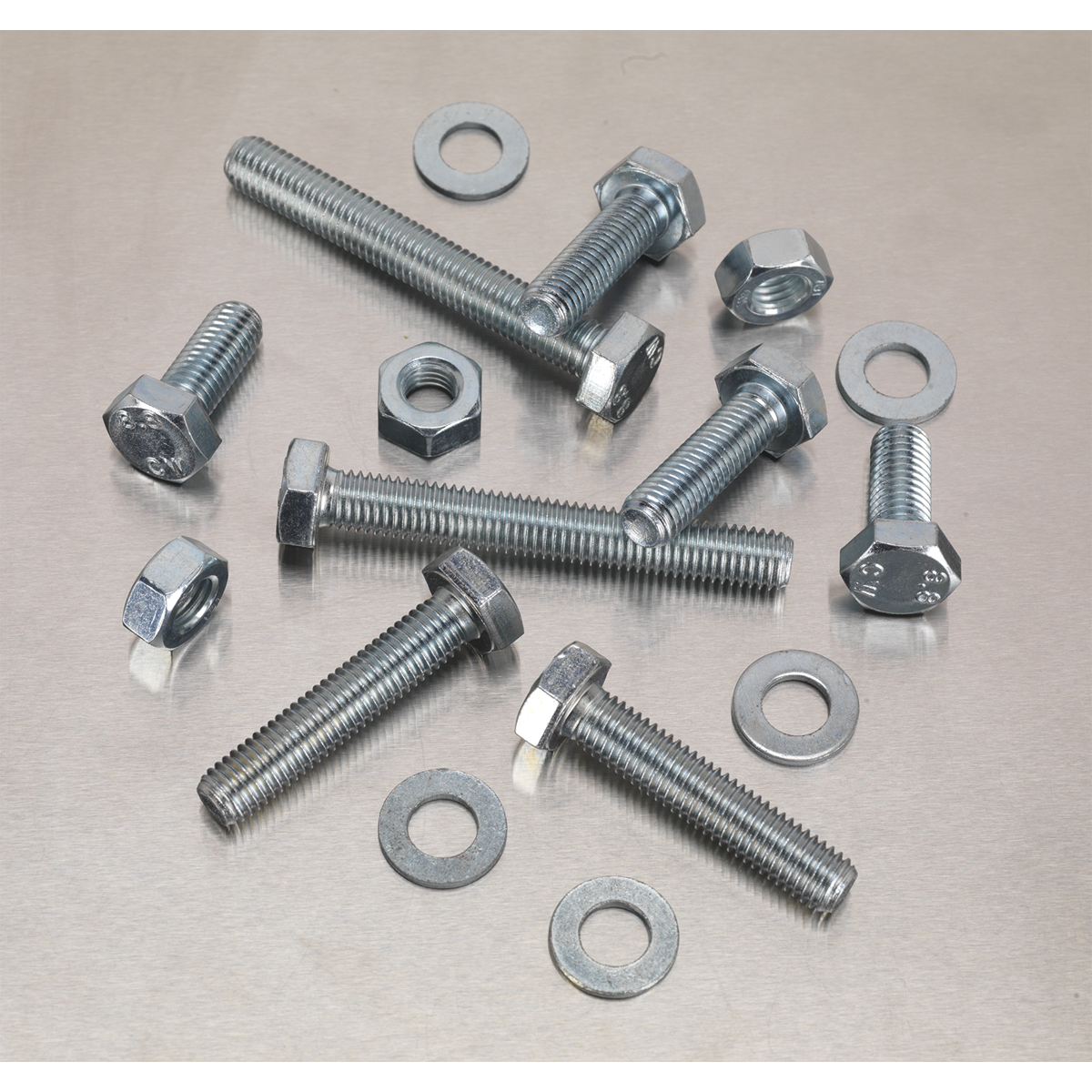High Tensile Setscrew, Nut & Washer Assortment M10 150pc AB052SNW