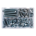 High Tensile Setscrew, Nut & Washer Assortment M10 150pc AB052SNW