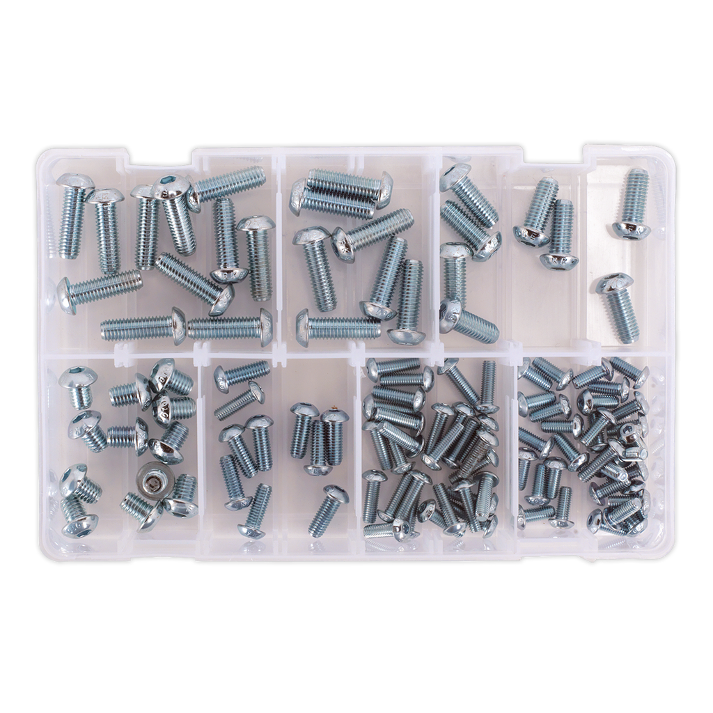 Button Head High Tensile 10.9 Socket Screw Assortment M5-M10 108pc - DIN 912 AB053BH