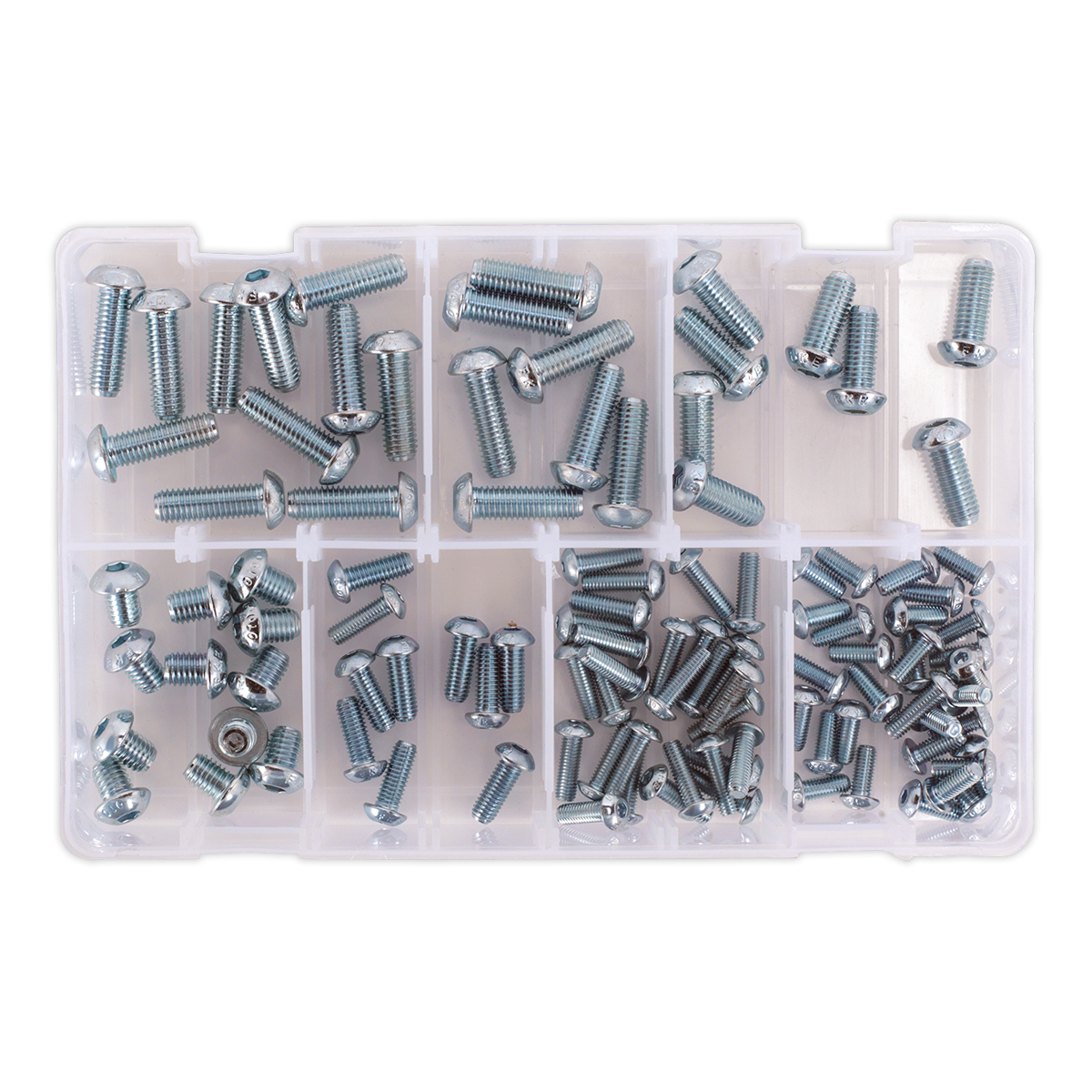 Button Head High Tensile 10.9 Socket Screw Assortment M5-M10 108pc - DIN 912 AB053BH