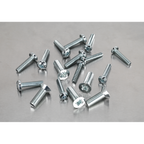 Countersunk & Pan Head Pozi Machine Screw Assortment M5-M8 264pc AB054MS