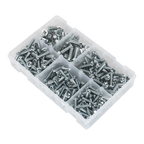 Countersunk & Pan Head Pozi Machine Screw Assortment M5-M8 264pc AB054MS