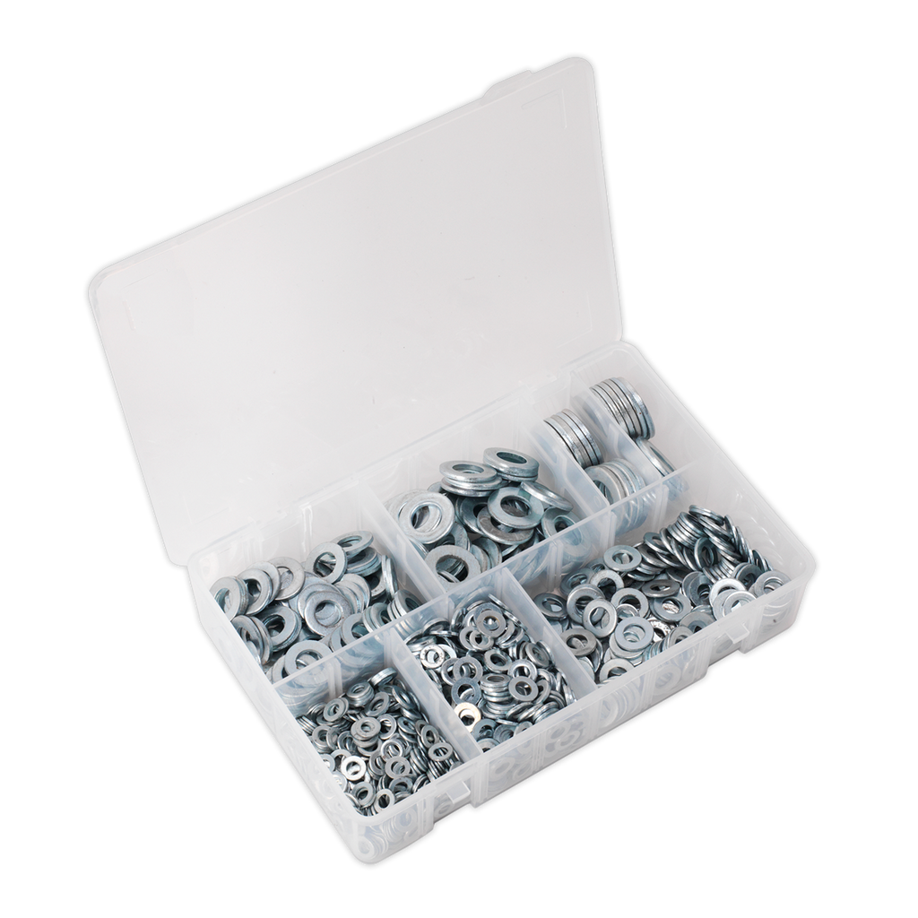 Flat Washer Assortment M5-M16 Form A 1070pc AB055WA