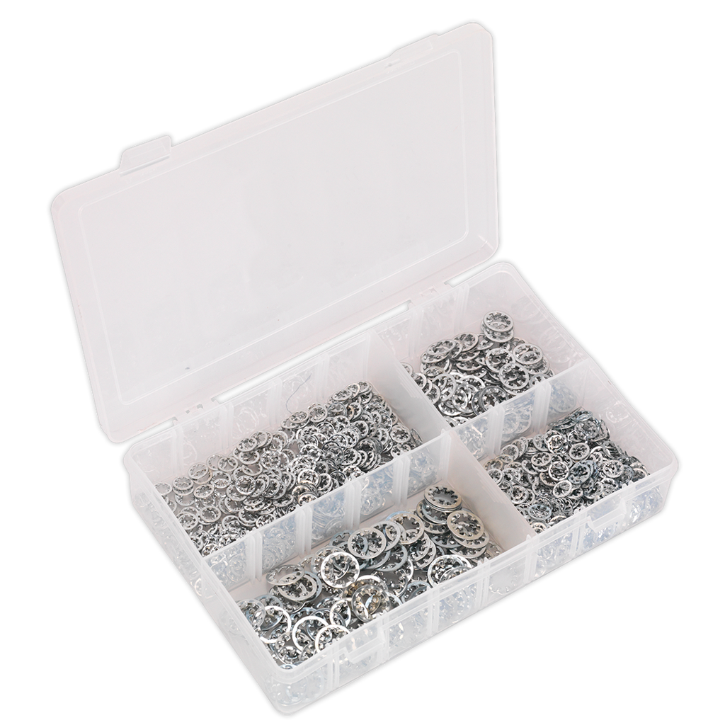 Internal Serrated Lock Washer Assortment M5-M10 1000pc AB057LW