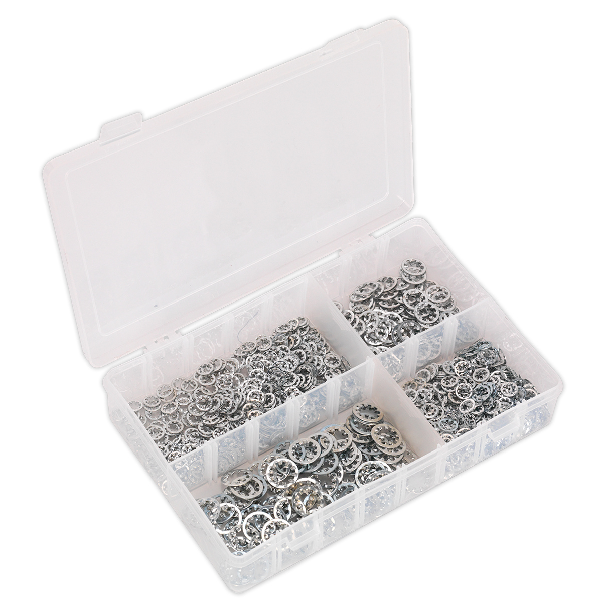 Internal Serrated Lock Washer Assortment M5-M10 1000pc AB057LW