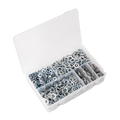 Zinc Plated Spring Washer Assortment M6-M16 DIN 127B - 1010pc AB058SW