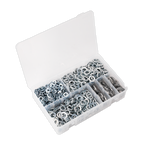 Zinc Plated Spring Washer Assortment M6-M16 DIN 127B - 1010pc AB058SW