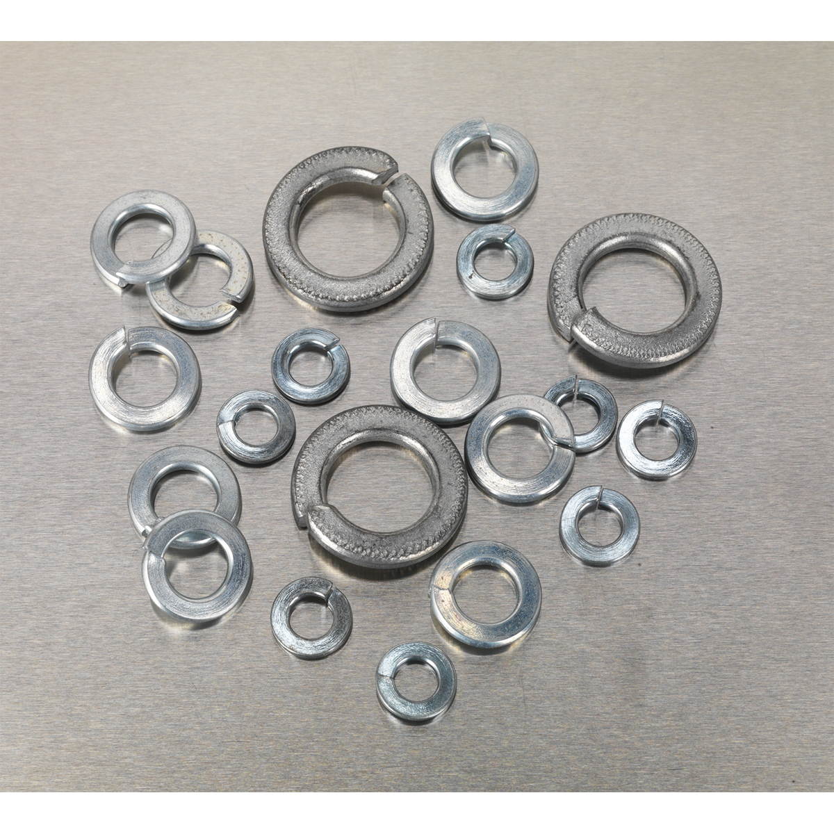 Zinc Plated Spring Washer Assortment M6-M16 DIN 127B - 1010pc AB058SW