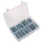 Zinc Plated Self-Tapping Pan Head Pozi Screw Assortment 700pc - DIN 7981CZ AB063STPH