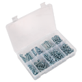 Zinc Plated Self-Tapping Pan Head Pozi Screw Assortment 305pc - DIN 798CZ AB064STPP