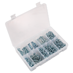 Zinc Plated Self-Tapping Pan Head Pozi Screw Assortment 305pc - DIN 798CZ AB064STPP