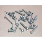 Zinc Plated Self-Tapping Pan Head Pozi Screw Assortment 305pc - DIN 798CZ AB064STPP