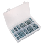 Zinc Plated Self-Tapping Countersunk Pozi Screw Assortment 600pc AB065STCP