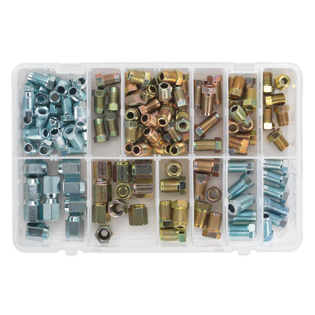 Metric/Imperial Brake Pipe Nut Assortment 200pc AB068BPN
