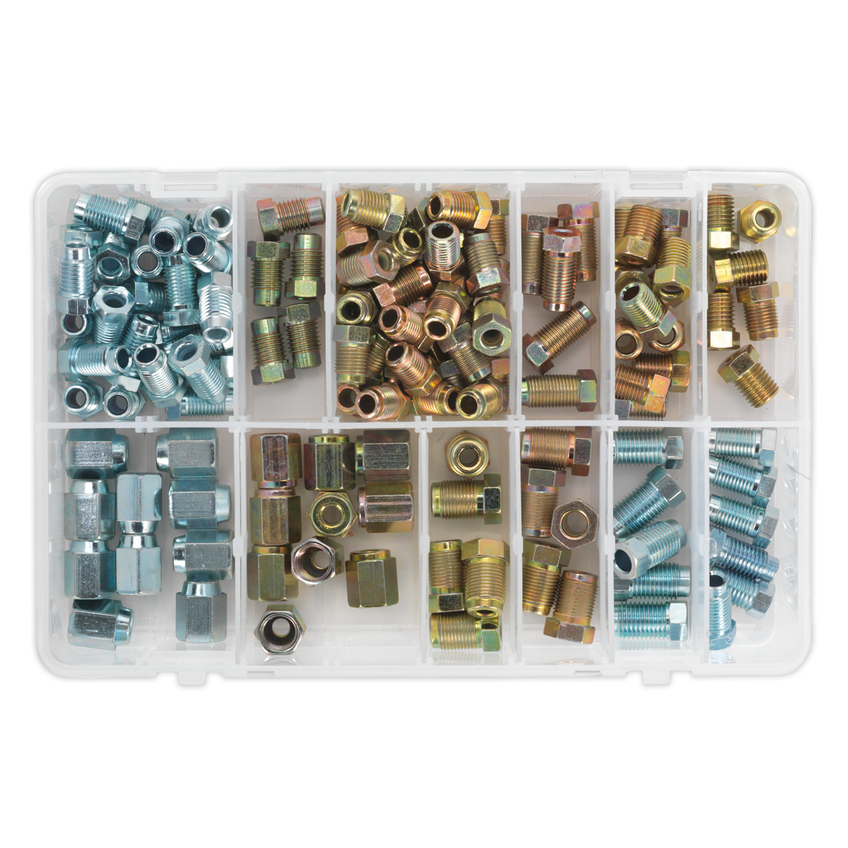 Metric/Imperial Brake Pipe Nut Assortment 200pc AB068BPN