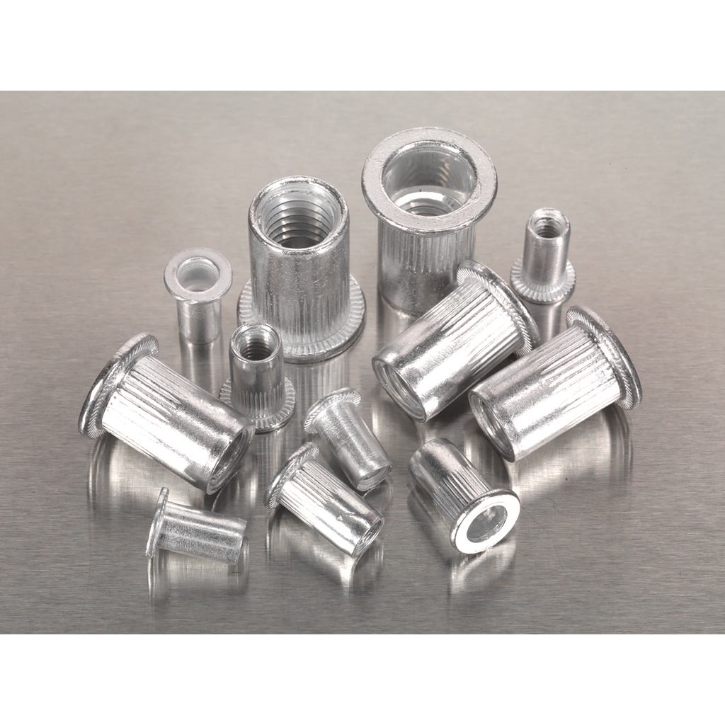 Threaded Insert (Rivet Nut) Splined Assortment M4-M8 200pc AB073TI