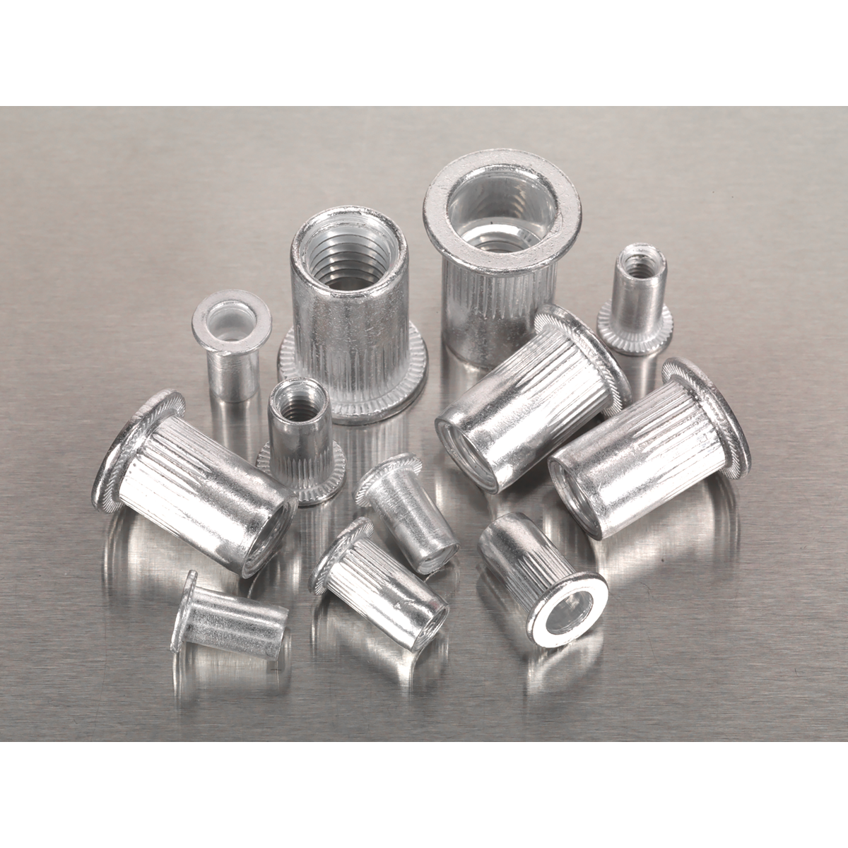 Threaded Insert (Rivet Nut) Splined Assortment M4-M8 200pc AB073TI
