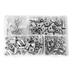 Threaded Insert (Rivet Nut) Splined Assortment M4-M8 200pc AB073TI