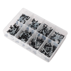 Black Anodised Rivet Assortment 200pc AB074BR