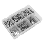 Stainless Steel Nut and Washer Assortment M5-M10 500pc AB077NW