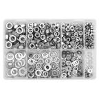 Stainless Steel Nut and Washer Assortment M5-M10 500pc AB077NW