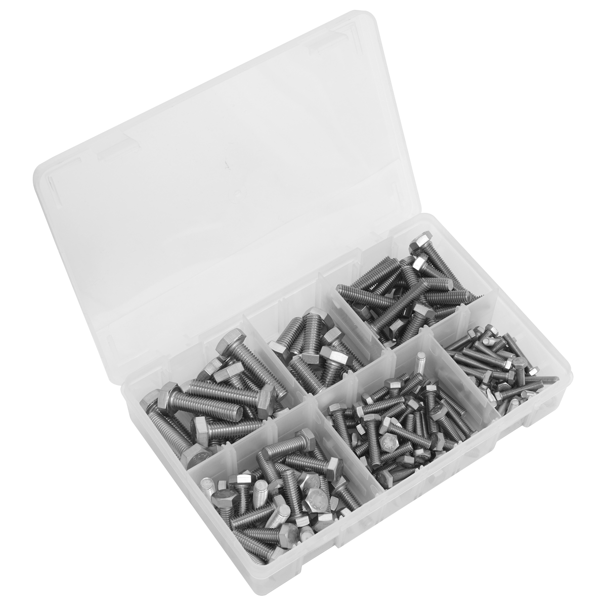 Stainless Steel Setscrew Assortment M5-M10 150pc AB078SS