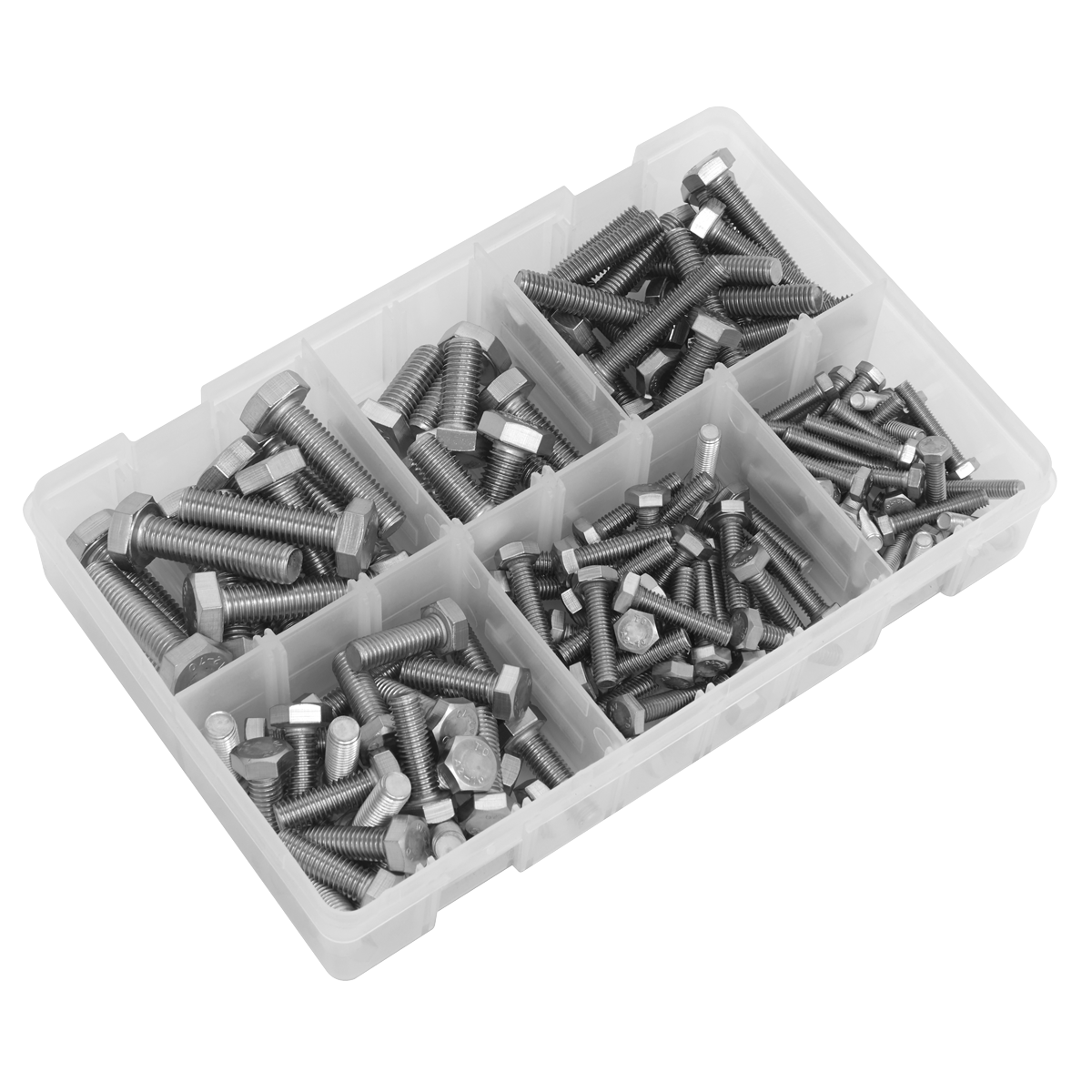 Stainless Steel Setscrew Assortment M5-M10 150pc AB078SS
