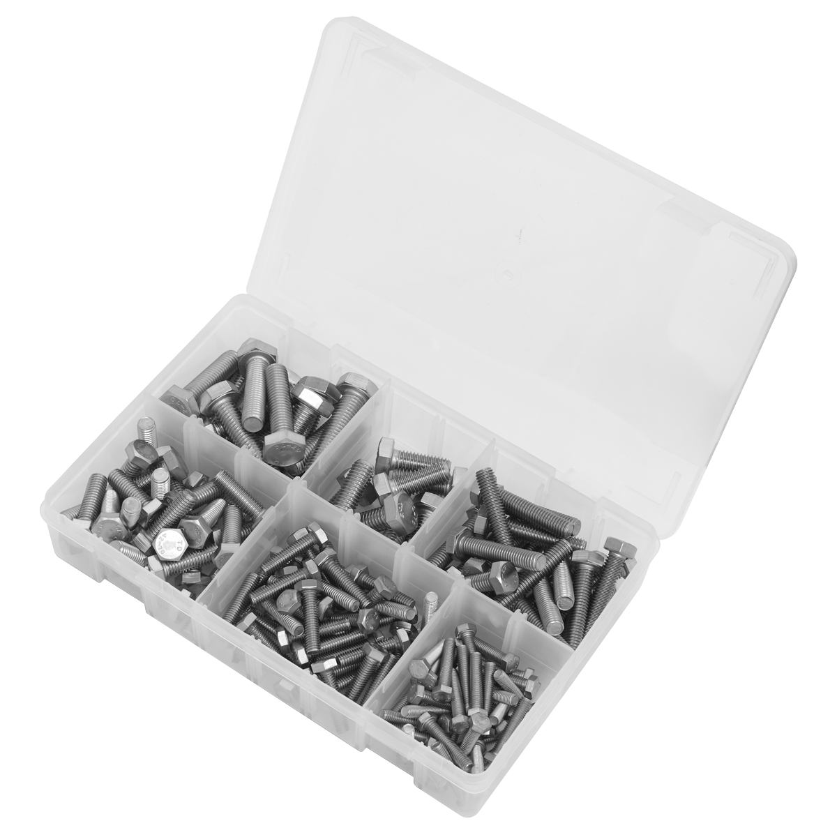 Stainless Steel Setscrew Assortment M5-M10 150pc AB078SS
