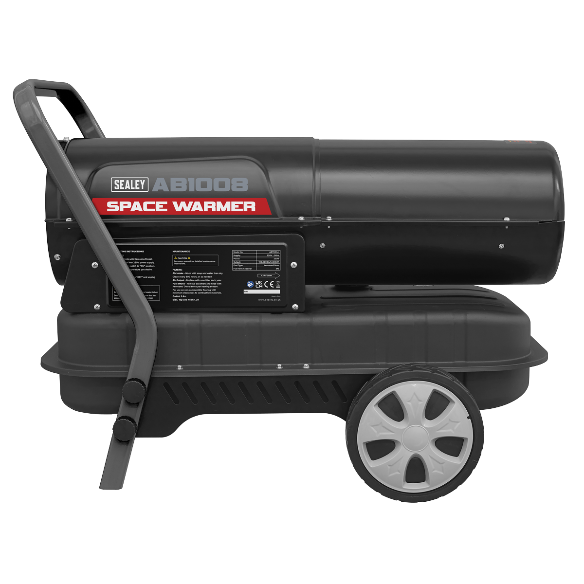 Kerosene/Diesel Heater with Wheels 100,000Btu/hr AB1008