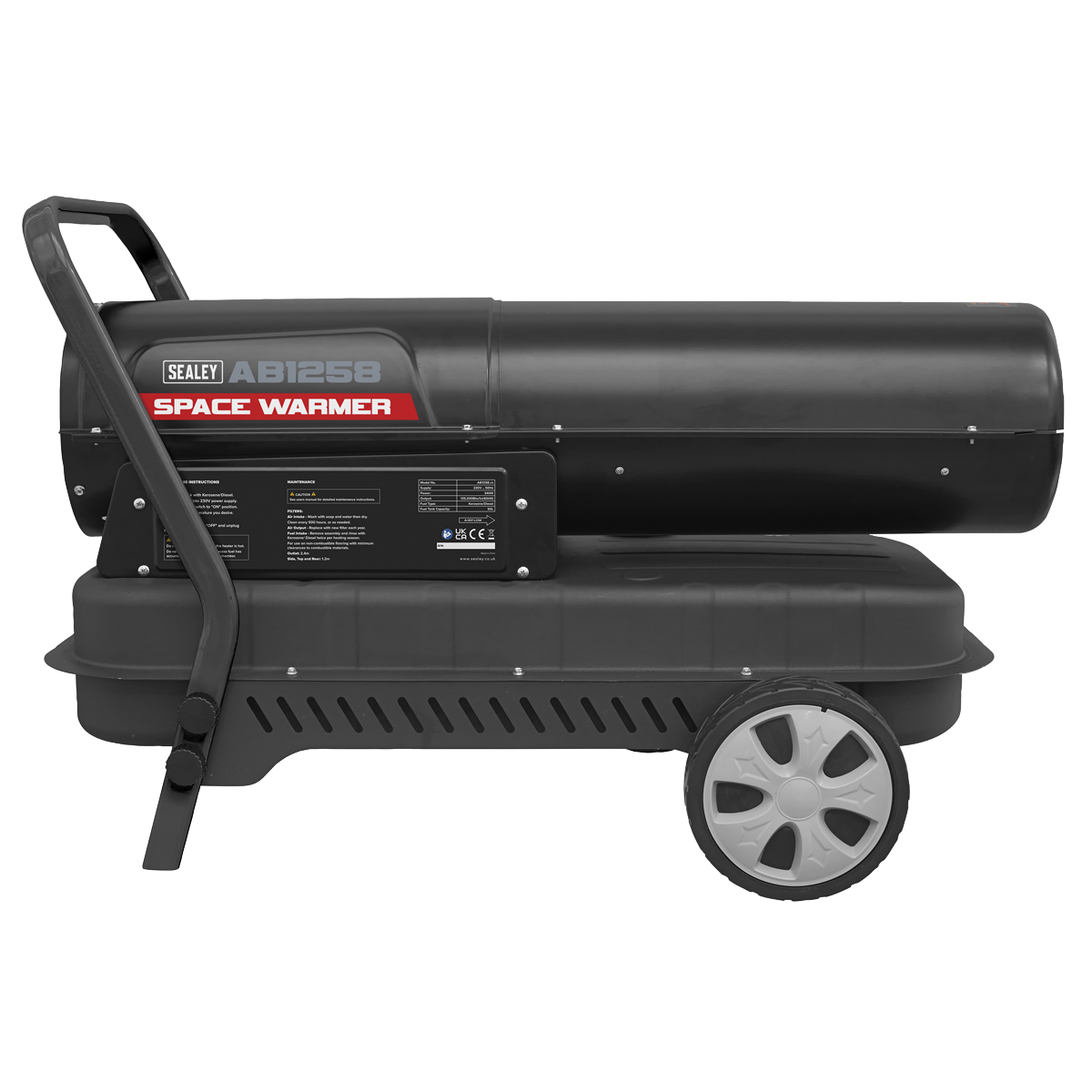 Kerosene/Diesel Heater with Wheels 135,000Btu/hr AB1258