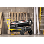 Dual Voltage Kerosene/Diesel Heater with Wheels 185,000Btu/hr(55kW) AB1850DV