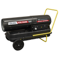 Dual Voltage Kerosene/Diesel Heater with Wheels 185,000Btu/hr(55kW) AB1850DV