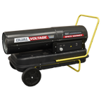 Dual Voltage Kerosene/Diesel Heater with Wheels 185,000Btu/hr(55kW) AB1850DV
