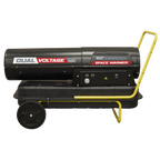 Dual Voltage Kerosene/Diesel Heater with Wheels 185,000Btu/hr(55kW) AB1850DV