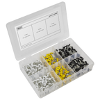 Numberplate Screw Assortment 4.8mm x 18mm 195pc - Plastic Enclosed Head AB195NP