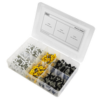 Numberplate Screw Assortment 4.8mm x 18mm 195pc - Plastic Enclosed Head AB195NP